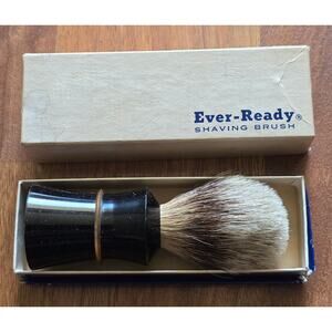 Vintage Ever Ready 500 PGT Shaving Brush. Natural Badger Bristles.